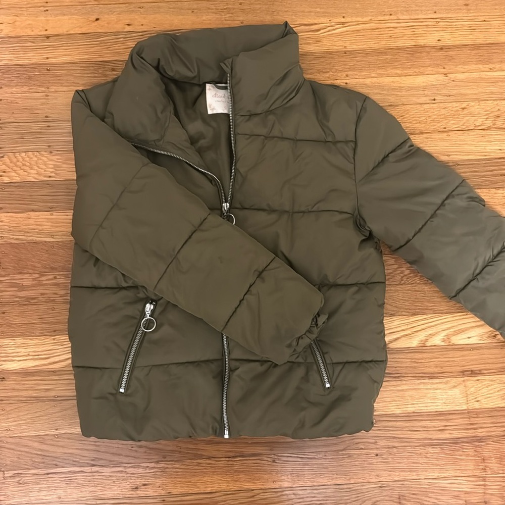Altar’d State Alpine O-Ring Puffer in Olive Green - Small